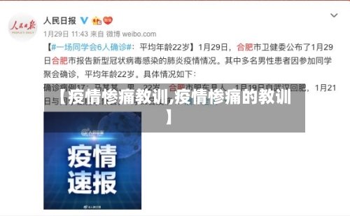 【疫情惨痛教训,疫情惨痛的教训】