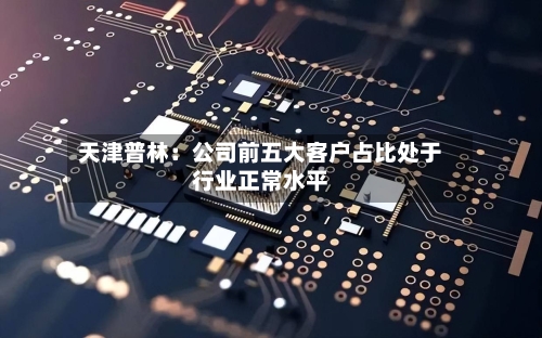 天津普林：公司前五大客户占比处于行业正常水平-第3张图片