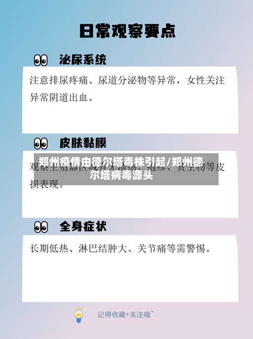 郑州疫情由德尔塔毒株引起/郑州德尔塔病毒源头-第2张图片