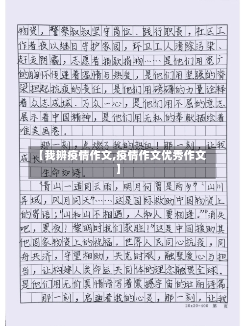 【我辨疫情作文,疫情作文优秀作文】-第2张图片