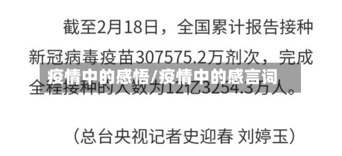 疫情中的感悟/疫情中的感言词