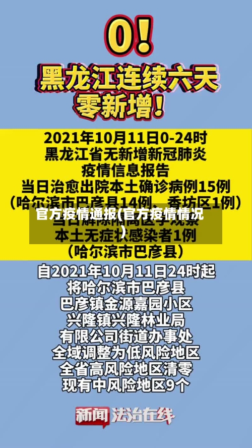 官方疫情通报(官方疫情情况)