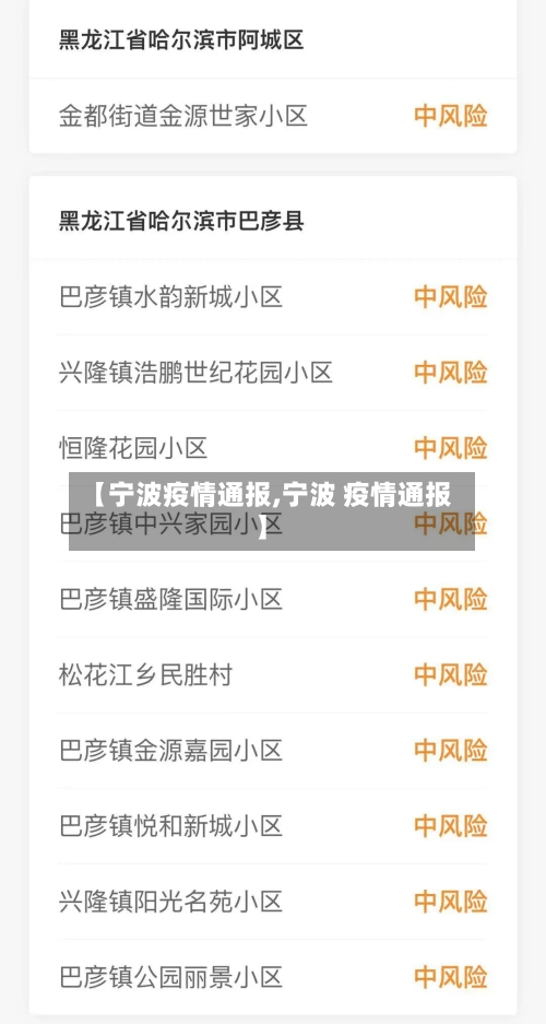【宁波疫情通报,宁波 疫情通报】-第2张图片