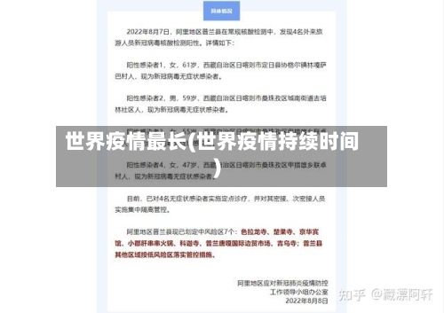 世界疫情最长(世界疫情持续时间)
