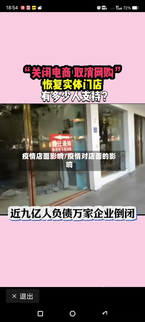 疫情店面影响/疫情对店面的影响