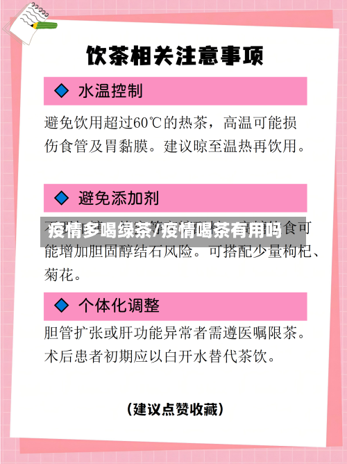 疫情多喝绿茶/疫情喝茶有用吗