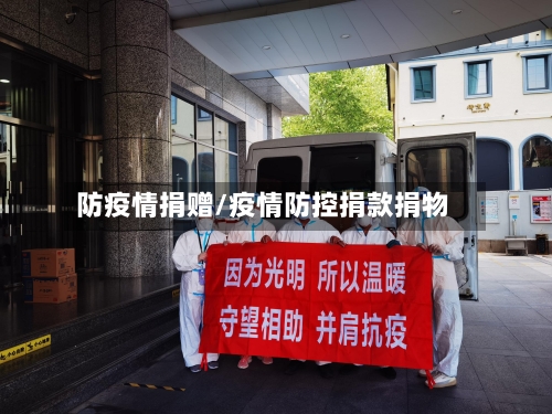 防疫情捐赠/疫情防控捐款捐物