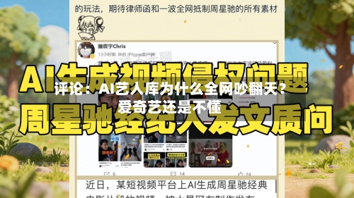 评论：AI艺人库为什么全网吵翻天？爱奇艺还是不懂