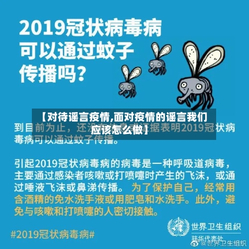 【对待谣言疫情,面对疫情的谣言我们应该怎么做】-第2张图片