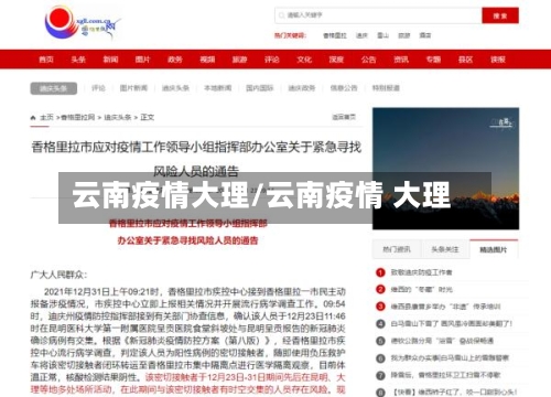 云南疫情大理/云南疫情 大理-第2张图片
