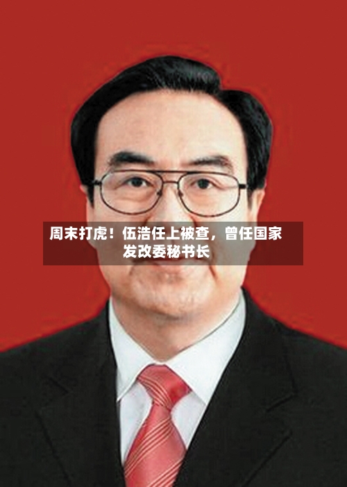 周末打虎！伍浩任上被查，曾任国家发改委秘书长-第2张图片