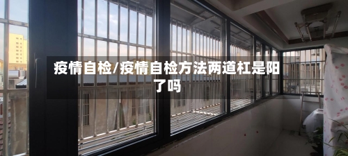 疫情自检/疫情自检方法两道杠是阳了吗