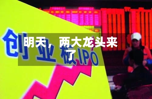明天，两大龙头来了-第3张图片