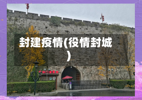 封建疫情(役情封城)-第3张图片