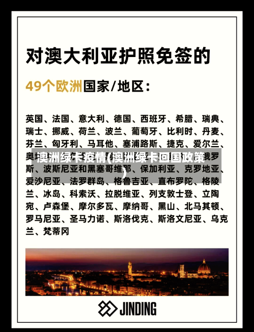 澳洲绿卡疫情(澳洲绿卡回国政策)