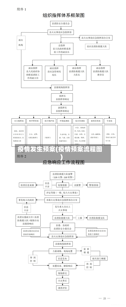 疫情发生预案(疫情预案流程图)