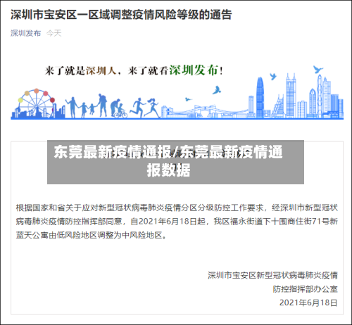 东莞最新疫情通报/东莞最新疫情通报数据