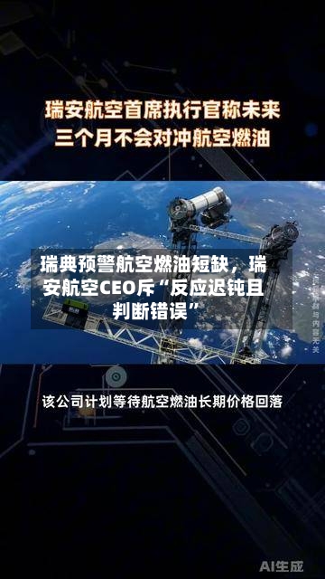 瑞典预警航空燃油短缺，瑞安航空CEO斥“反应迟钝且判断错误”-第3张图片