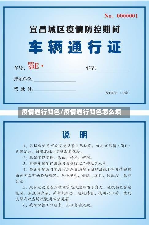 疫情通行颜色/疫情通行颜色怎么填