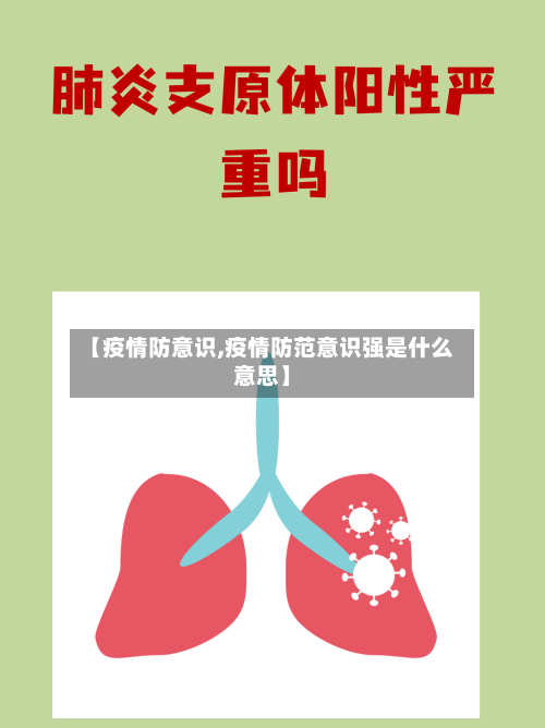 【疫情防意识,疫情防范意识强是什么意思】