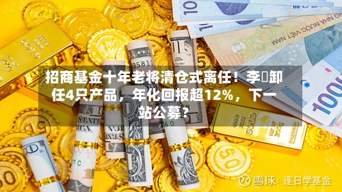 招商基金十年老将清仓式离任！李崟卸任4只产品	，年化回报超12%，下一站公募？-第3张图片