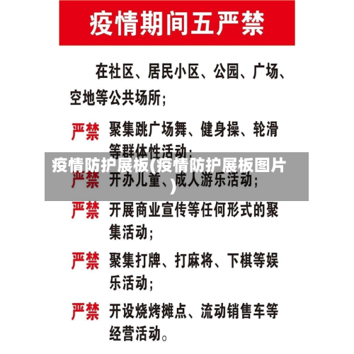 疫情防护展板(疫情防护展板图片)