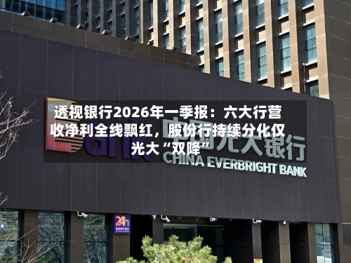 透视银行2026年一季报：六大行营收净利全线飘红，股份行持续分化仅光大“双降”
