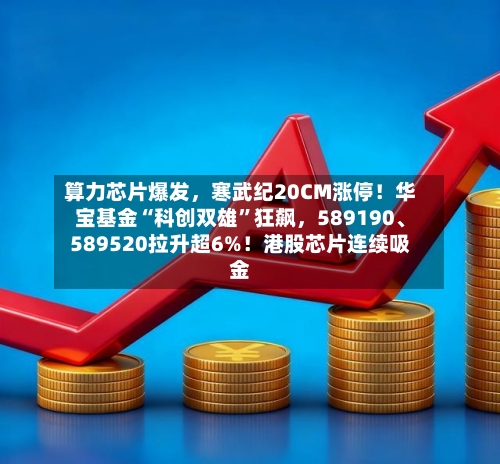 算力芯片爆发，寒武纪20CM涨停！华宝基金“科创双雄”狂飙，589190、589520拉升超6%！港股芯片连续吸金-第3张图片