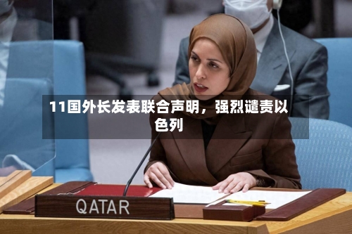 11国外长发表联合声明，强烈谴责以色列-第2张图片