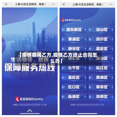 【疫情期间乙方,疫情乙方终止合同怎么办】-第2张图片
