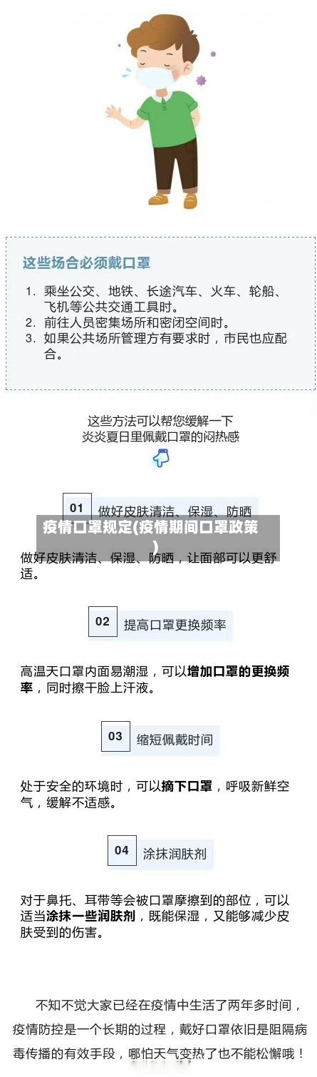疫情口罩规定(疫情期间口罩政策)-第3张图片