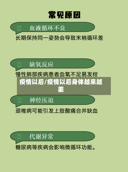 疫情以后/疫情以后身体越来越差