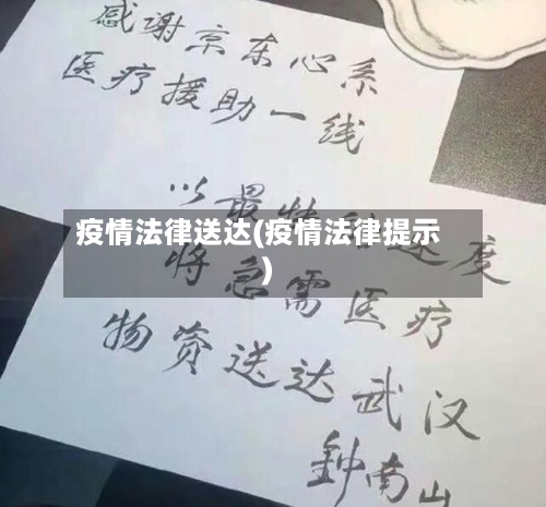 疫情法律送达(疫情法律提示)