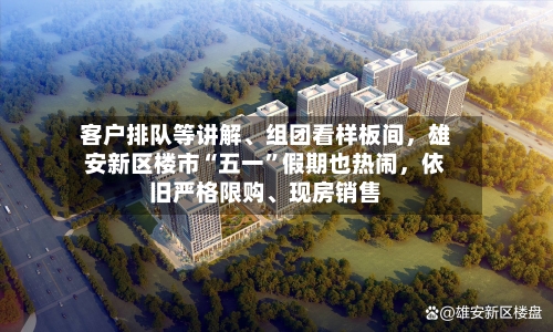 客户排队等讲解、组团看样板间	，雄安新区楼市“五一	”假期也热闹，依旧严格限购	、现房销售-第2张图片