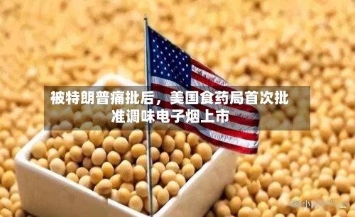 被特朗普痛批后，美国食药局首次批准调味电子烟上市-第3张图片